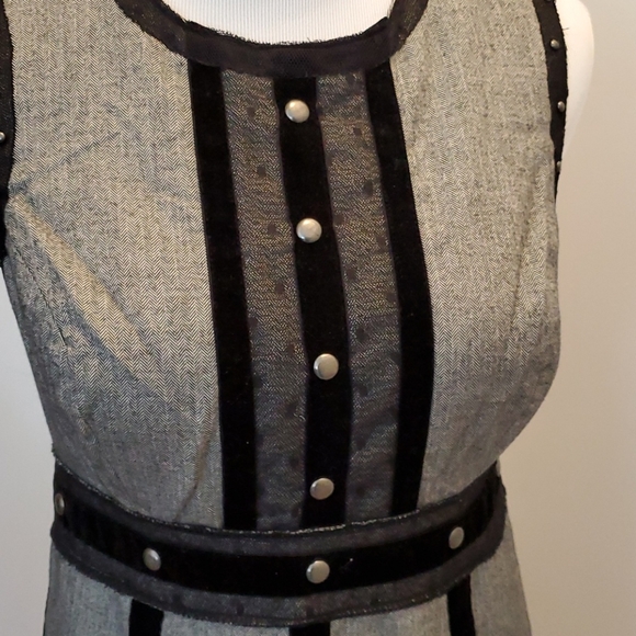 Anna Sui for Target Grey Black Lace Dress - Perfect for Fall - Picture 4 of 9